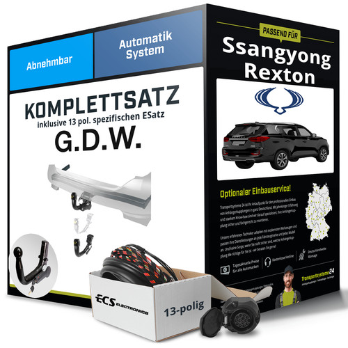 Anhängerkupplung abnehmbar
