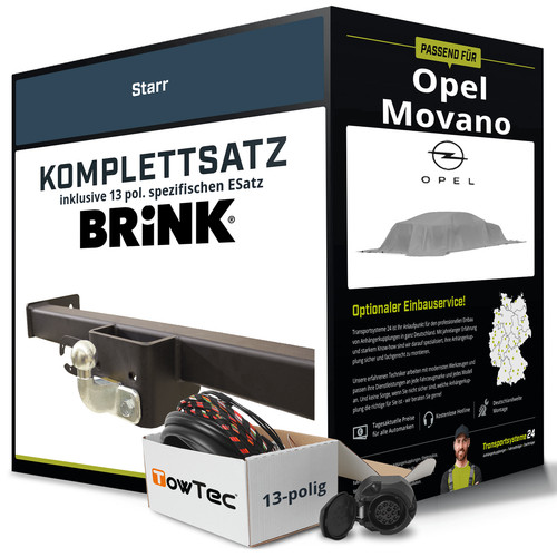 Anhängerkupplung brink starr - brink,