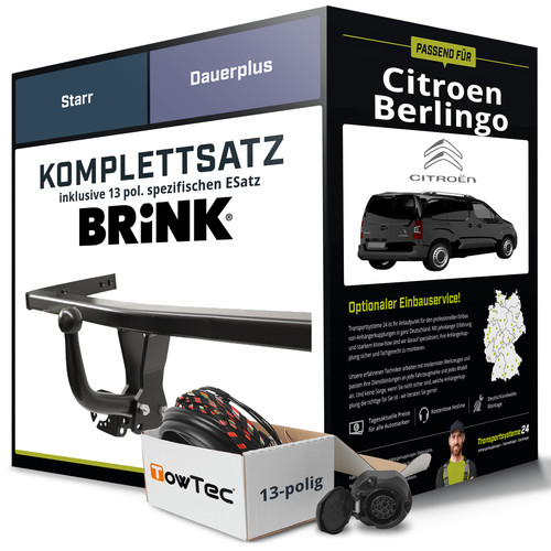 Anhängerkupplung brink starr - brink,